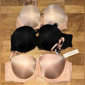 Victoria's Secret Dream Angels Multiway Strapless Bra - bundle of 3
